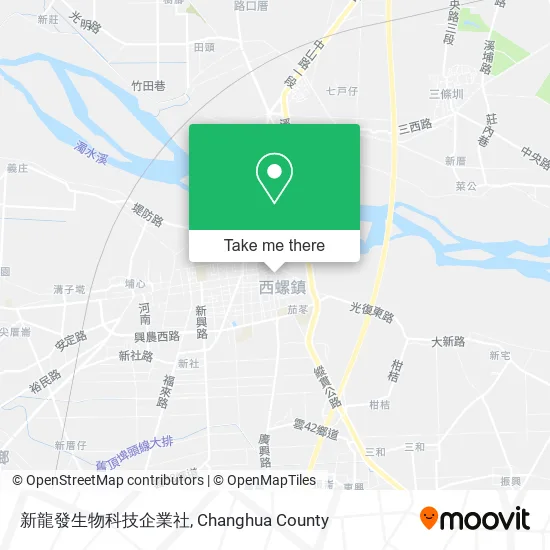 新龍發生物科技企業社地圖