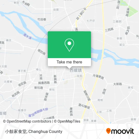 小餘家食堂 map
