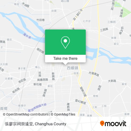 張廖宗祠崇遠堂地圖
