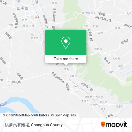 洪夢禹養雞場 map