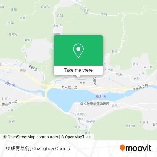 練成青草行地圖