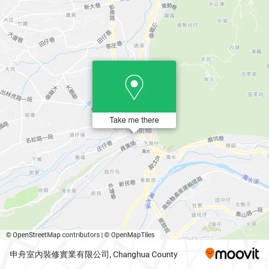 申舟室內裝修實業有限公司地圖
