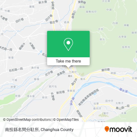 南投縣名間分駐所地圖