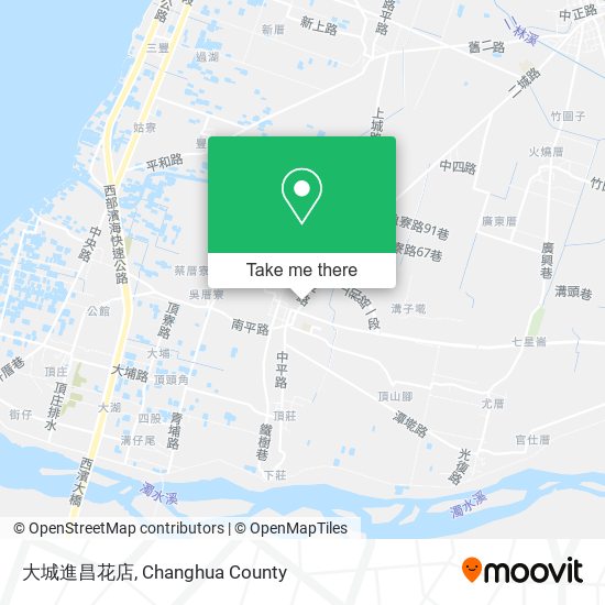 大城進昌花店 map