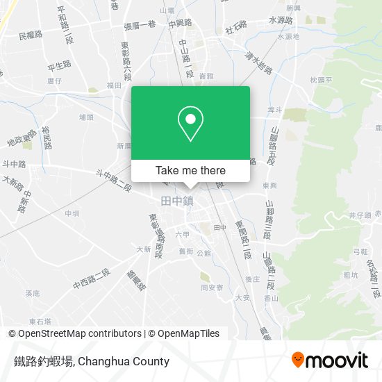 鐵路釣蝦場地圖