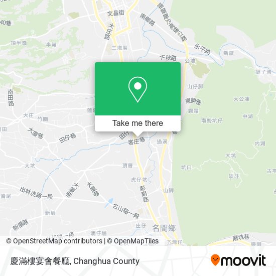 慶滿樓宴會餐廳地圖