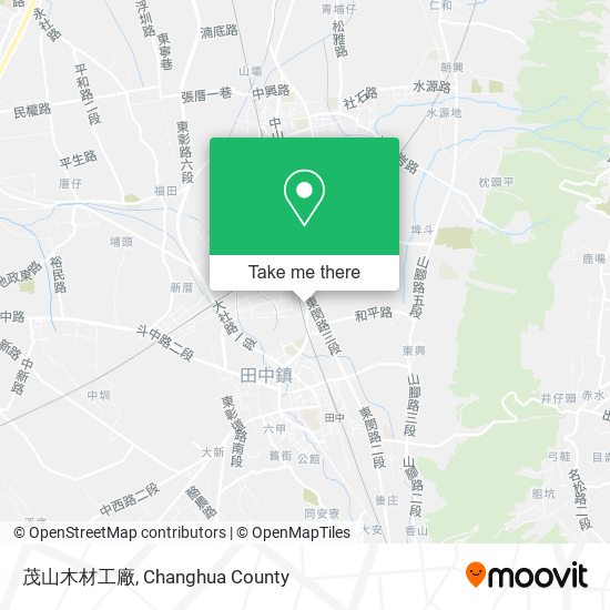 茂山木材工廠 map