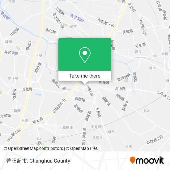 菁旺超市 map