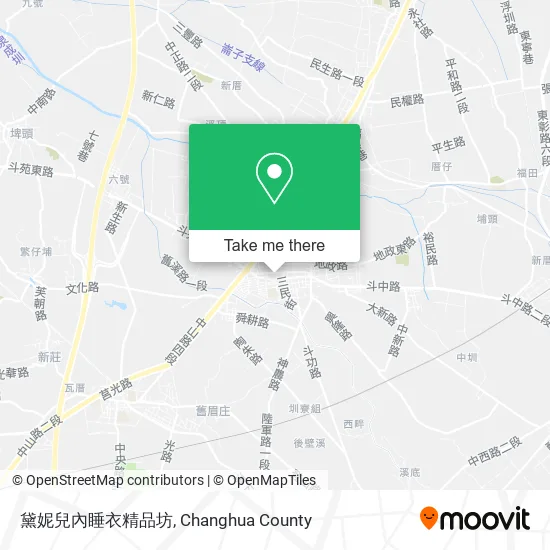 黛妮兒內睡衣精品坊地圖