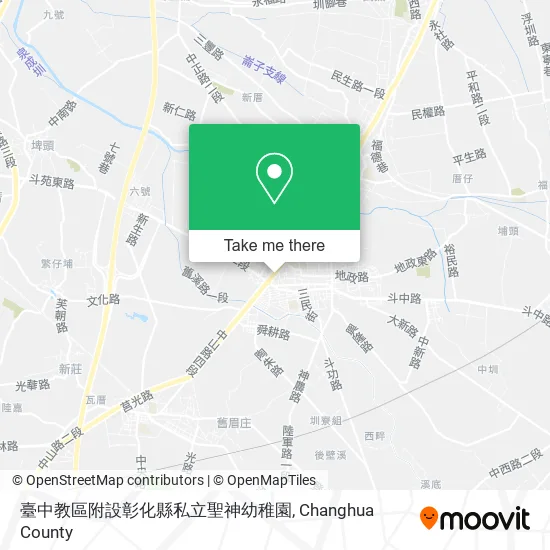 臺中教區附設彰化縣私立聖神幼稚園地圖