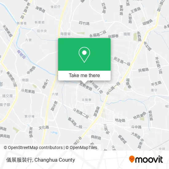 儀展服裝行地圖