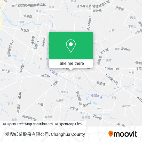 穩檉紙業股份有限公司 map