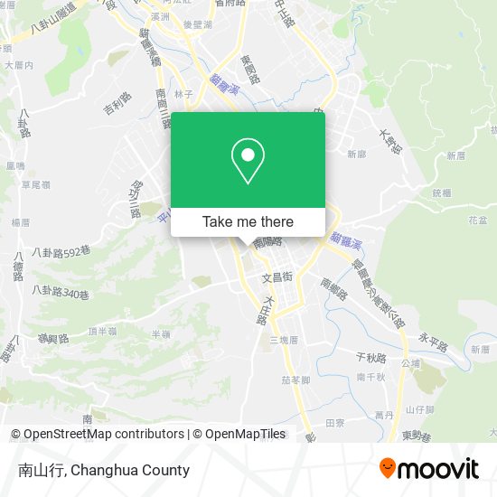 南山行 map