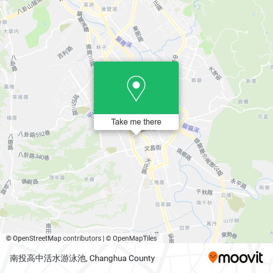南投高中活水游泳池地圖
