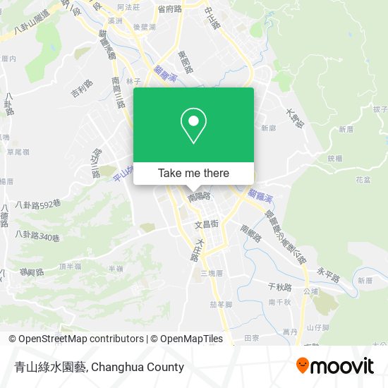 青山綠水園藝 map