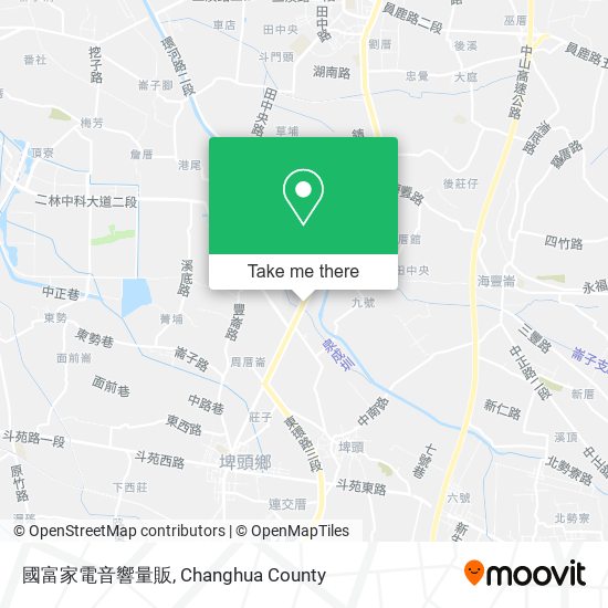 國富家電音響量販地圖