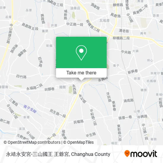 永靖永安宮-三山國王 王爺宮地圖