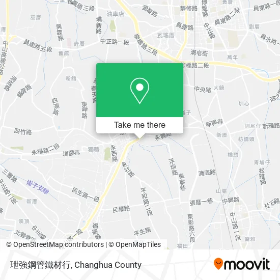 玴強鋼管鐵材行 map