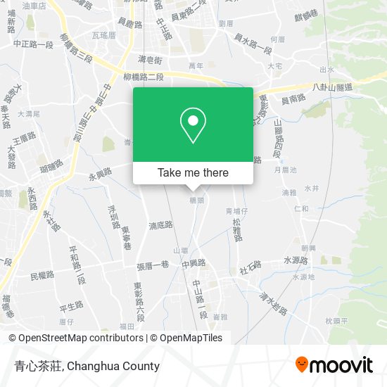 青心茶莊 map
