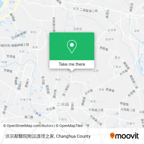 洪宗鄰醫院附設護理之家地圖