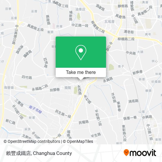 賴豐成鐵店 map