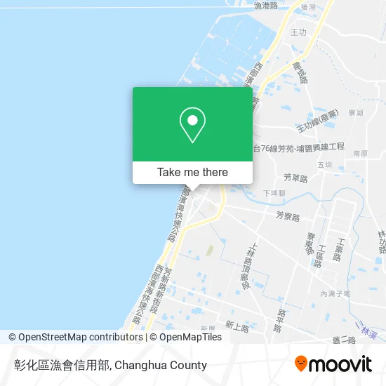 彰化區漁會信用部地圖