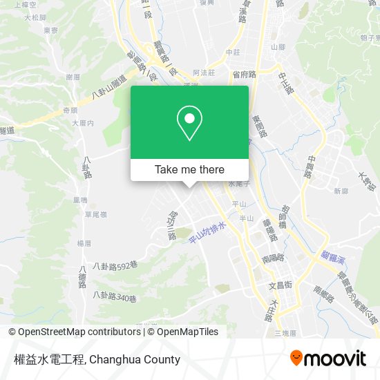 權益水電工程 map