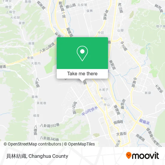 員林紡織地圖