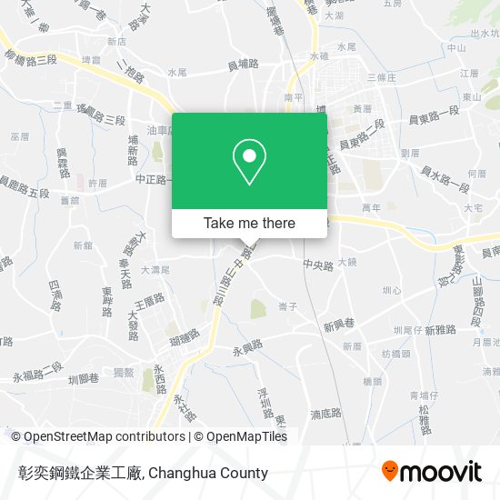 彰奕鋼鐵企業工廠 map