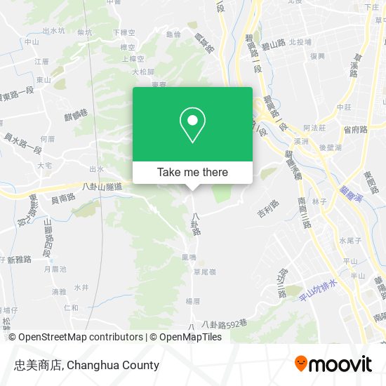 忠美商店 map