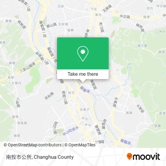 南投市公所 map