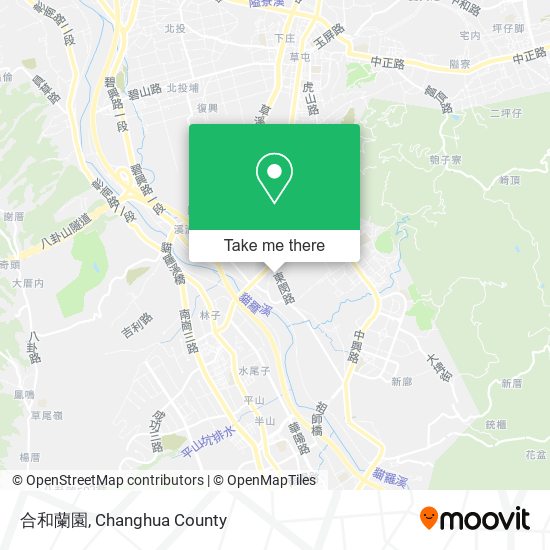 合和蘭園地圖