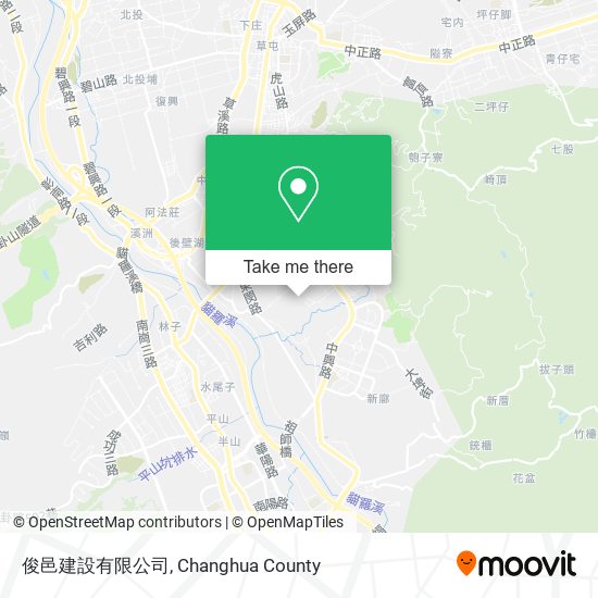俊邑建設有限公司地圖