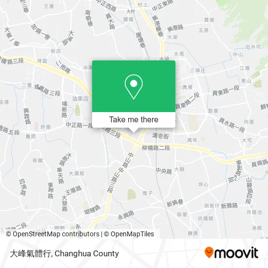 大峰氣體行 map