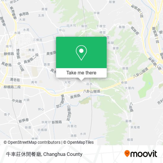 牛車莊休閒餐廳地圖