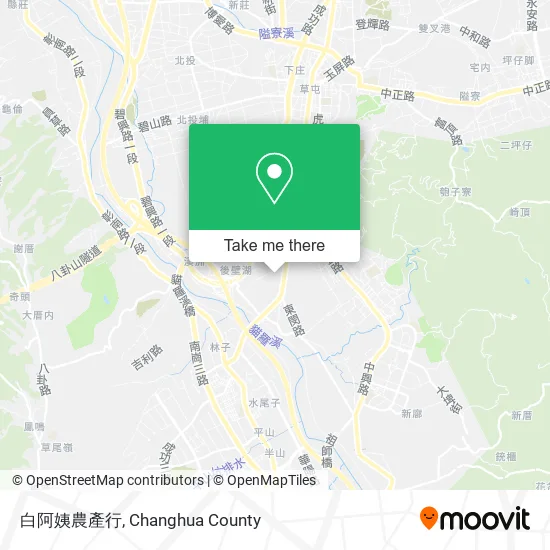 白阿姨農產行地圖