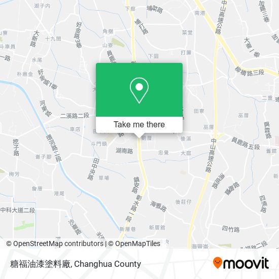 糖福油漆塗料廠 map