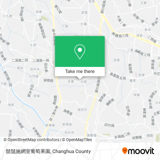 鬍鬚施網室葡萄果園地圖