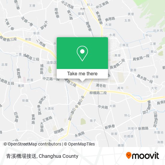 青溪機場接送地圖
