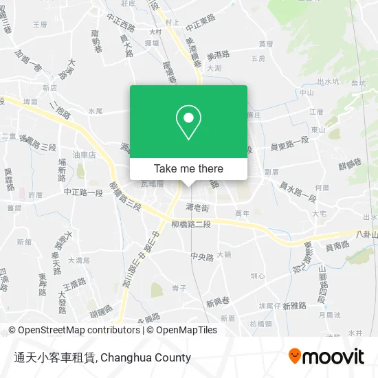 通天小客車租賃 map