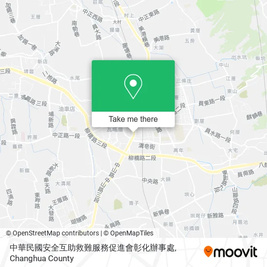 中華民國安全互助救難服務促進會彰化辦事處地圖