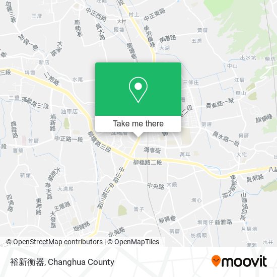 裕新衡器 map