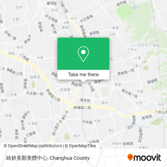 綺妍美顏美體中心地圖