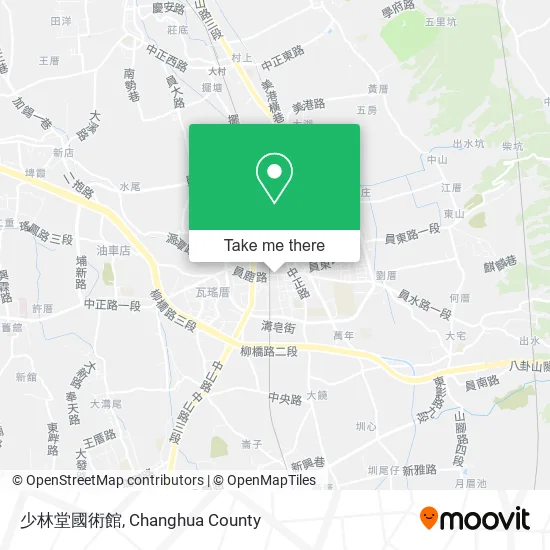 少林堂國術館地圖