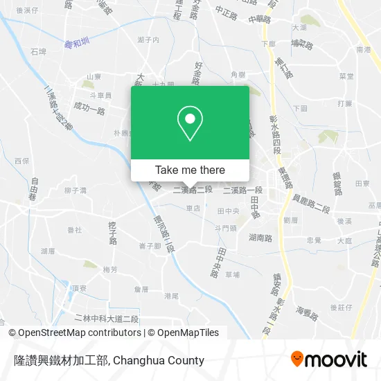 隆讚興鐵材加工部地圖
