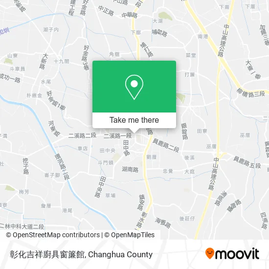 彰化吉祥廚具窗簾館地圖