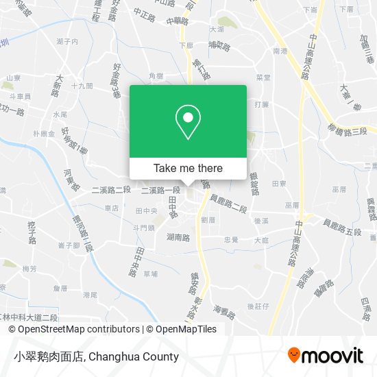 小翠鹅肉面店 map