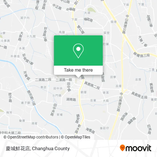 慶城鮮花店 map