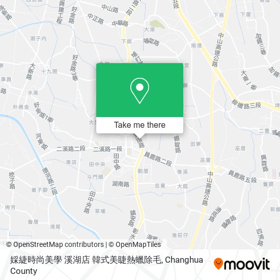 婇緁時尚美學 溪湖店 韓式美睫熱蠟除毛 map