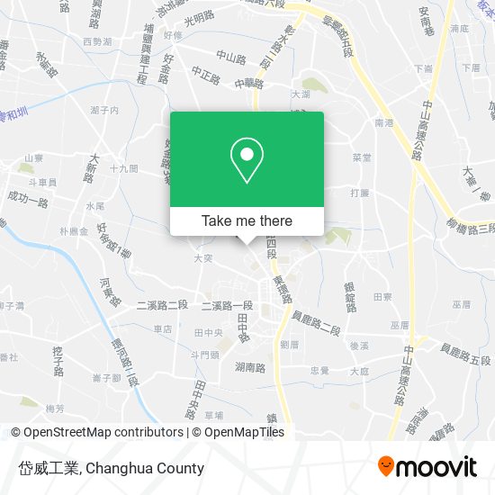 岱威工業地圖